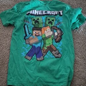 Minecraft Green Kids T-Shirt